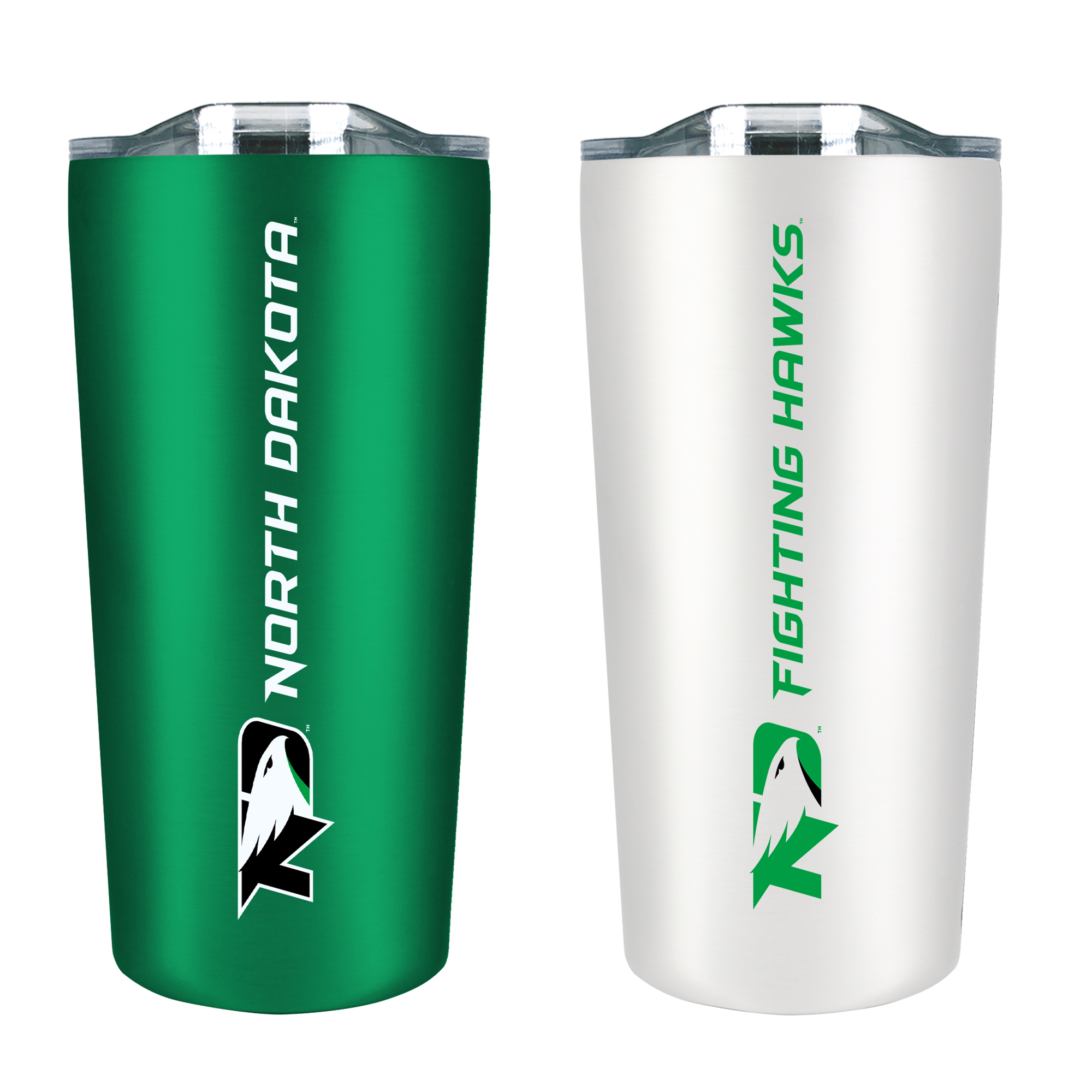 North Dakota 18oz. Soft Touch Tumbler Two-Piece Set