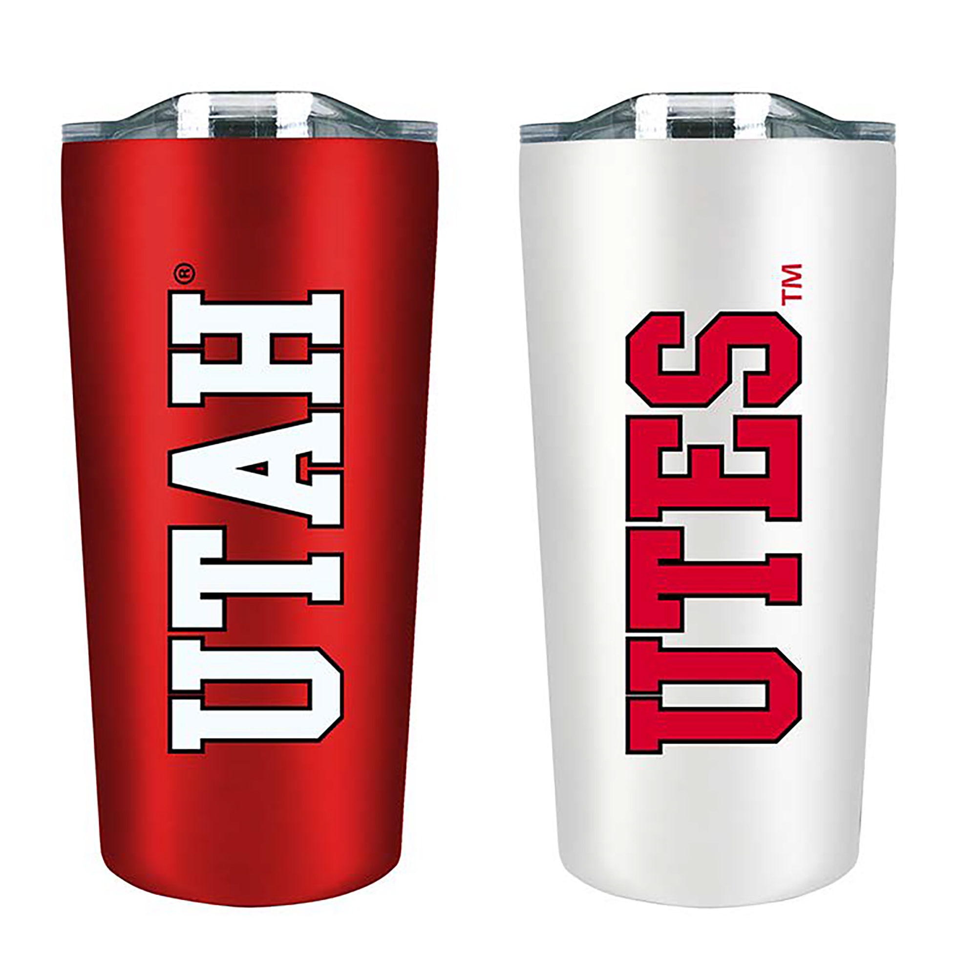 Utah Utes 18oz. Soft Touch Tumbler Two-Piece Set
