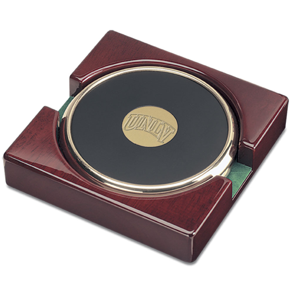 Gold UNLV Rebels 2-Piece Coaster Set