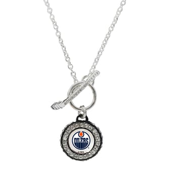 Women's Edmonton Oilers Swarovski Necklace