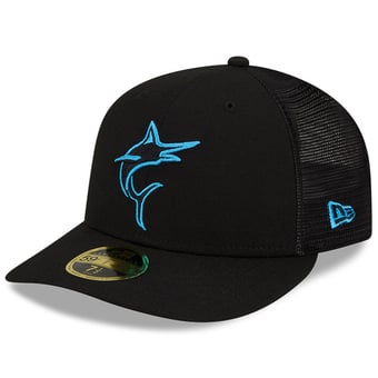 Men's New Era  Black Miami Marlins 2023 Batting Practice 59FIFTY Fitted Hat