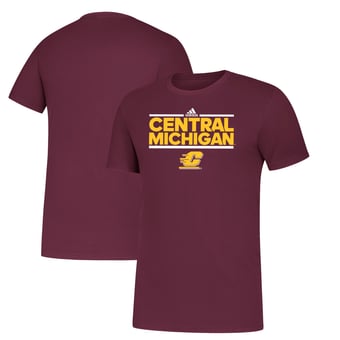 Men's adidas Maroon Central Michigan Chippewas Amplifier T-Shirt