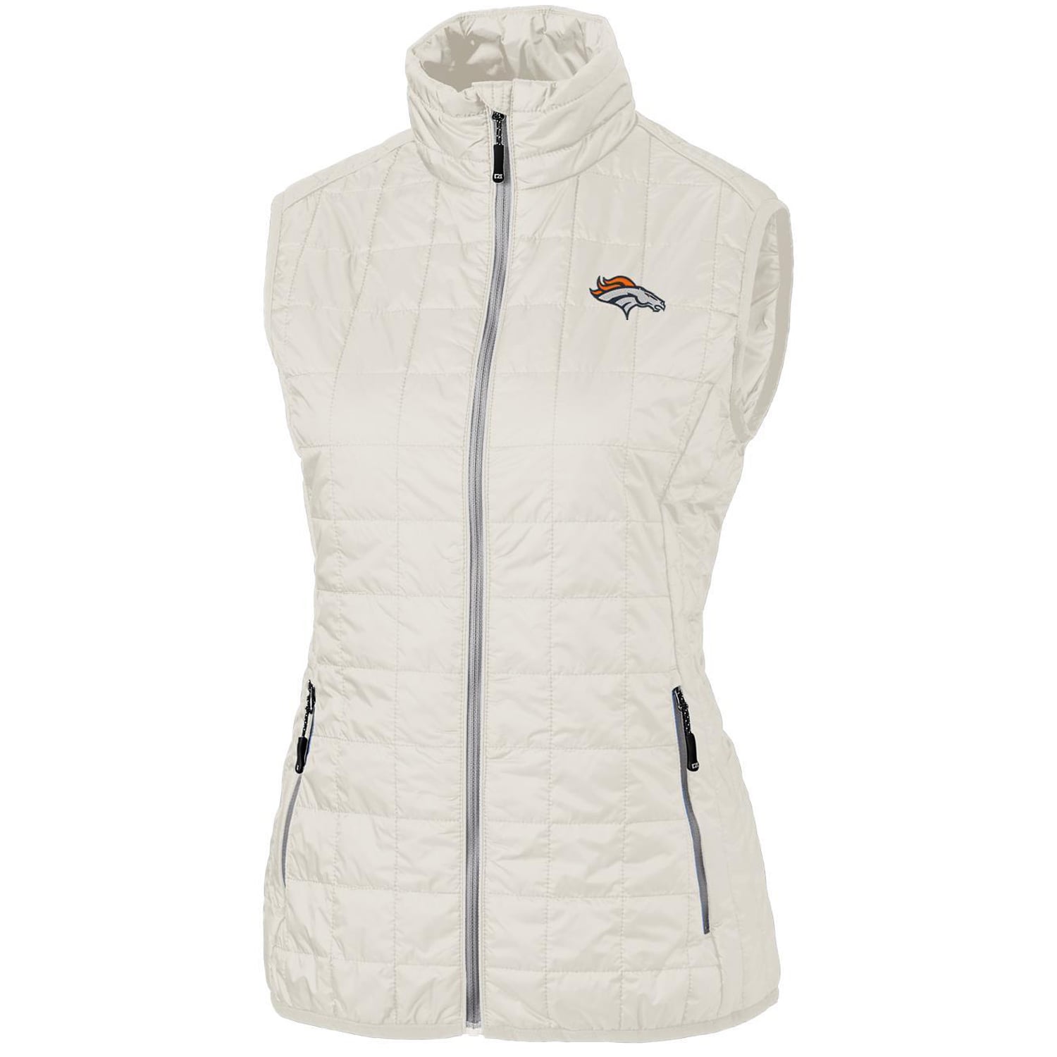 Women’s Cutter & Buck Cream Denver Broncos Rainier PrimaLoft Eco Full-Zip Vest Women’s Cutter & Buck Cream Denver Broncos Rainier PrimaLoft Eco Full-Zip Vest