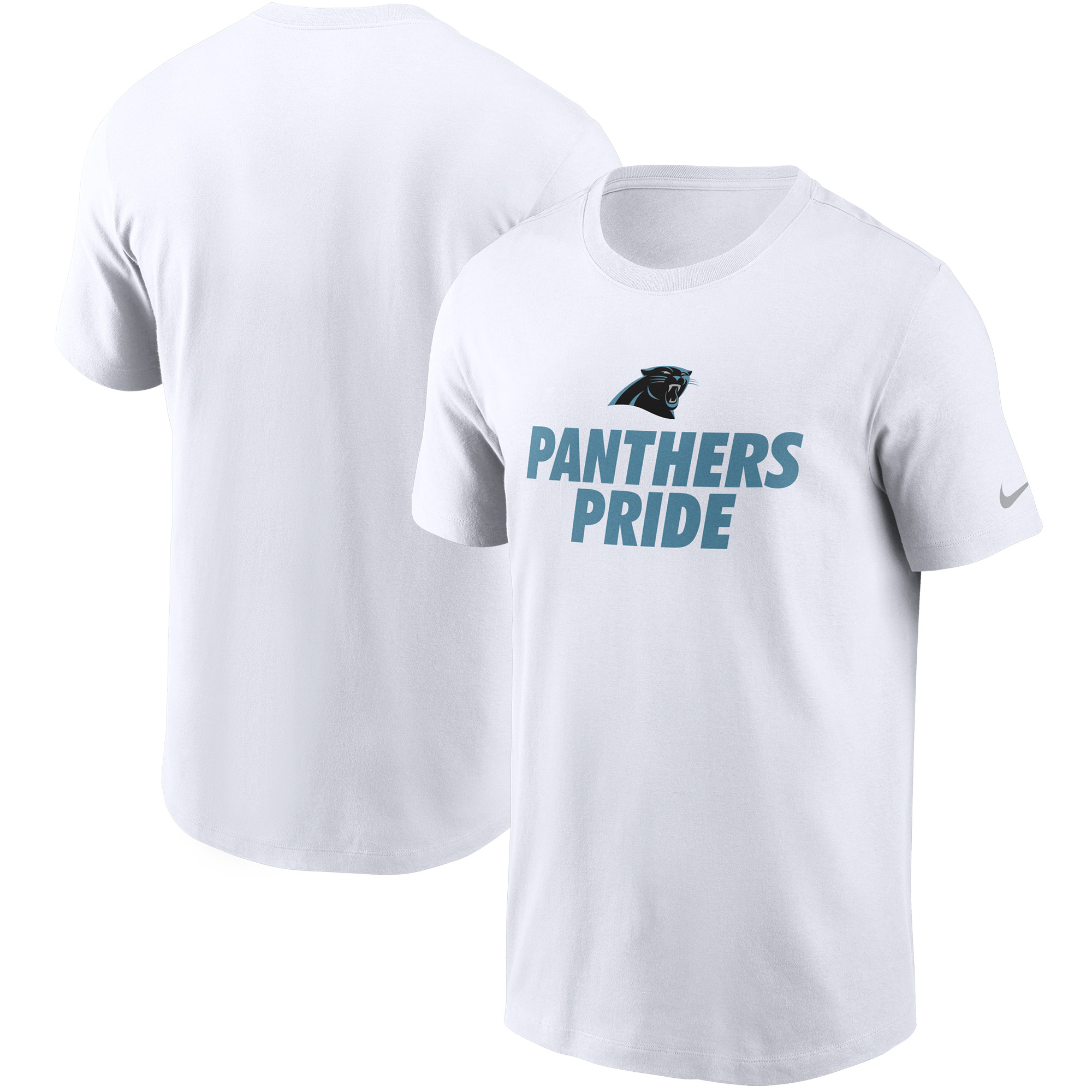 Men's Nike White Carolina Panthers Hometown Collection Pride T-Shirt