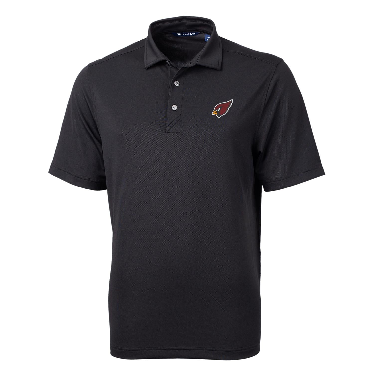 Men’s Cutter & Buck Black Arizona Cardinals Big & Tall Virtue Eco Pique Recycled Polo Men’s Cutter & Buck Black Arizona Cardinals Big & Tall Virtue Eco Pique Recycled Polo