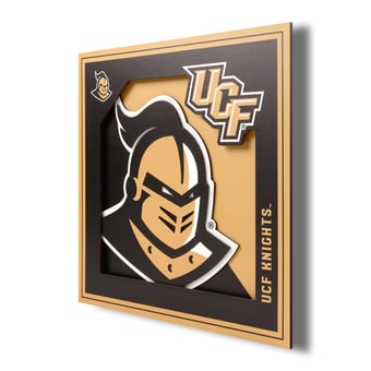 IDNA UCF Knights 12'' x 12'' 3D Logo Wall Art