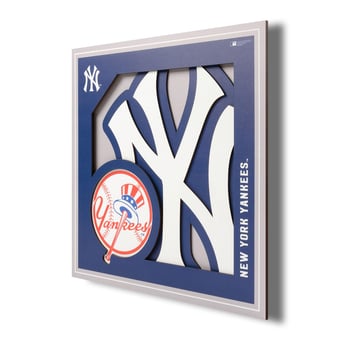 IDNA New York Yankees 12'' x 12'' 3D Logo Wall Art