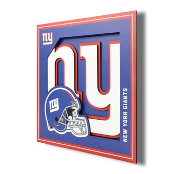 IDNA New York Giants 12'' x 12'' 3D Logo Wall Art