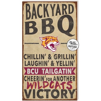 Bethune-Cookman Wildcats 11'' x 20'' Indoor/Outdoor BBQ Sign
