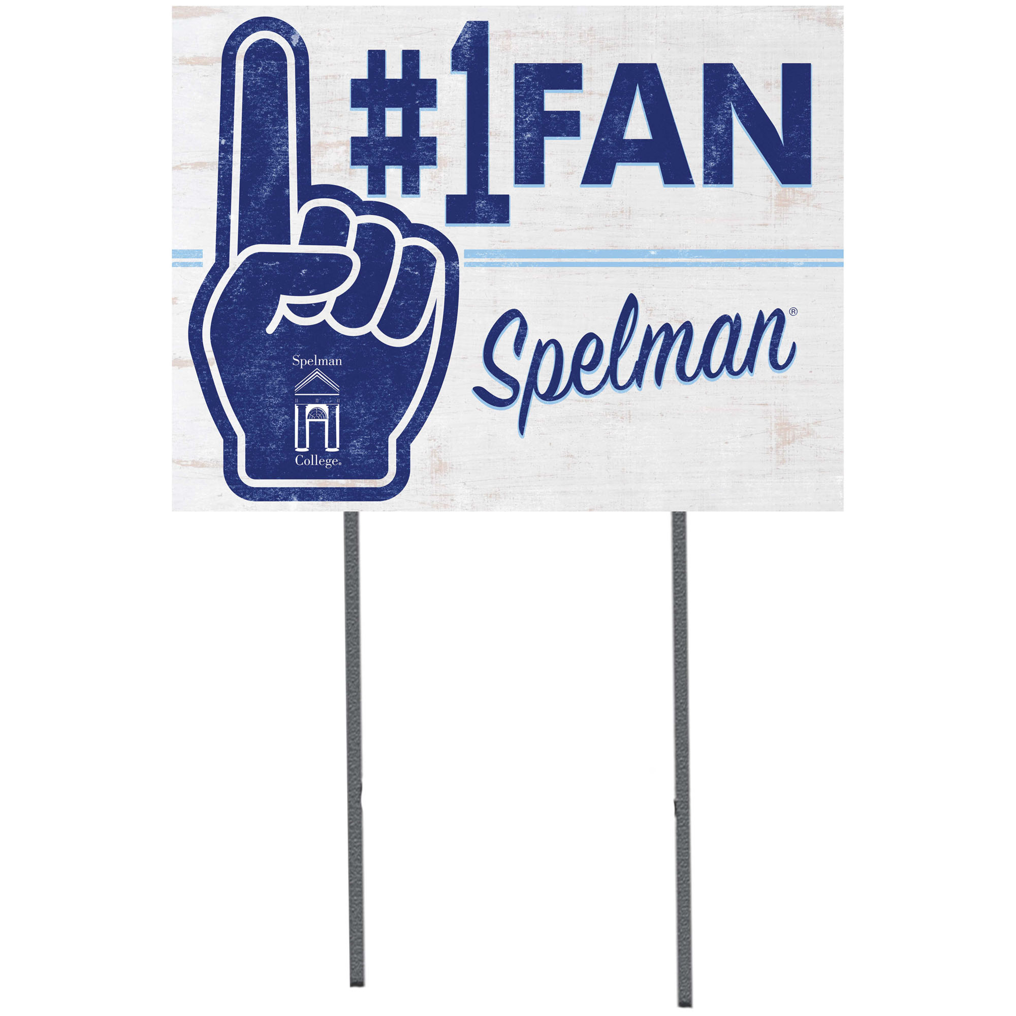 Spelman College Jaguars 18'' x 24'' #1 Fan Yard Sign