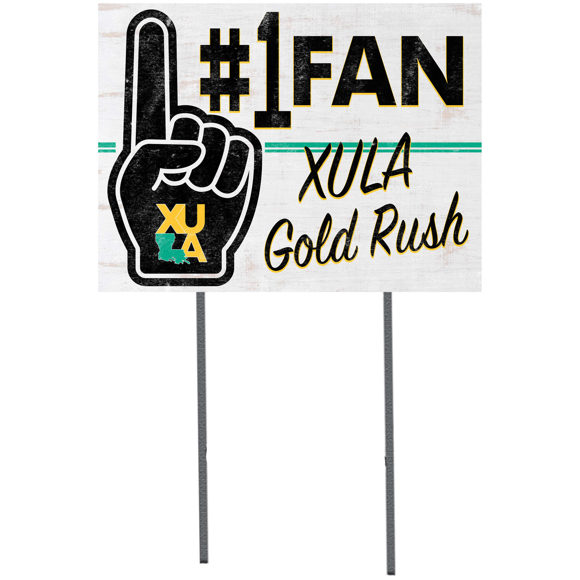 XULA Gold 18'' x 24'' #1 Fan Yard Sign