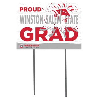 Winston-Salem State Rams 18'' x 24'' Proud Grad Yard Sign