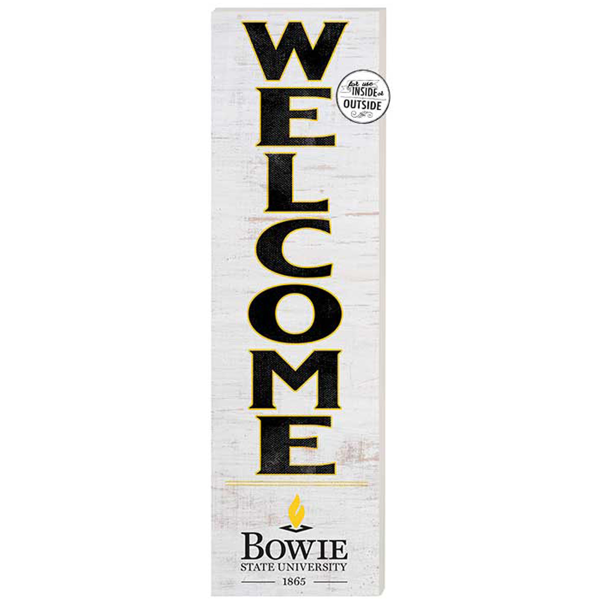 Bowie State Bulldogs 10'' x 35'' Indoor/Outdoor Welcome Sign