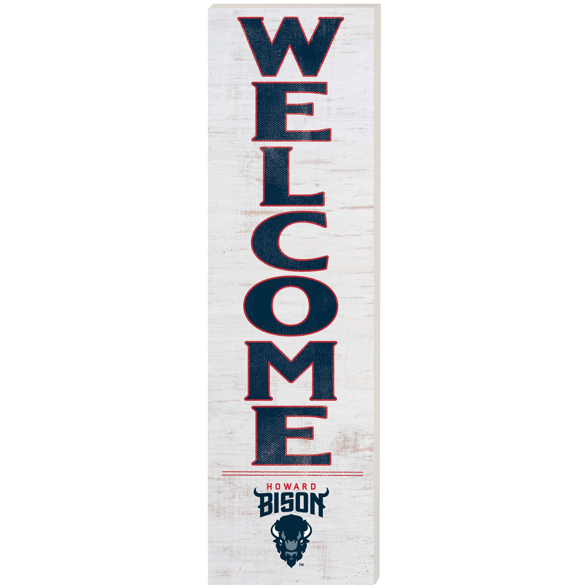 Howard Bison 10'' x 35'' Indoor/Outdoor Welcome Sign