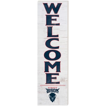 Howard Bison 10'' x 35'' Indoor/Outdoor Welcome Sign