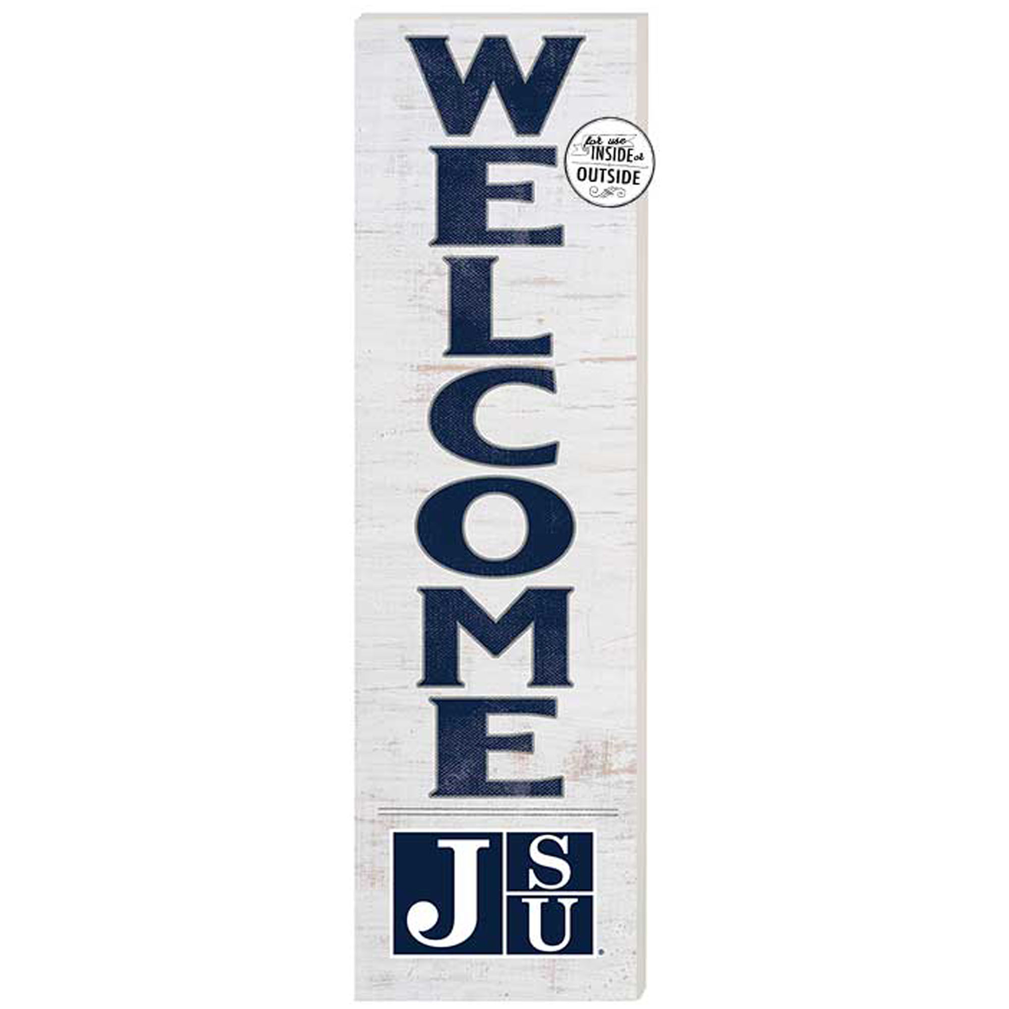 Jackson State Tigers 10'' x 35'' Indoor/Outdoor Welcome Sign