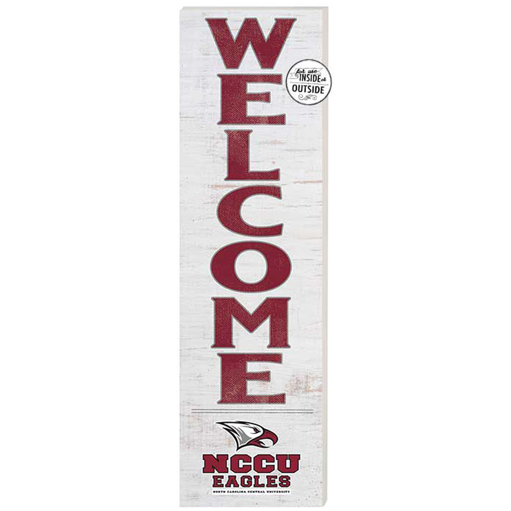 North Carolina Central Eagles 10'' x 35'' Indoor/Outdoor Welcome Sign