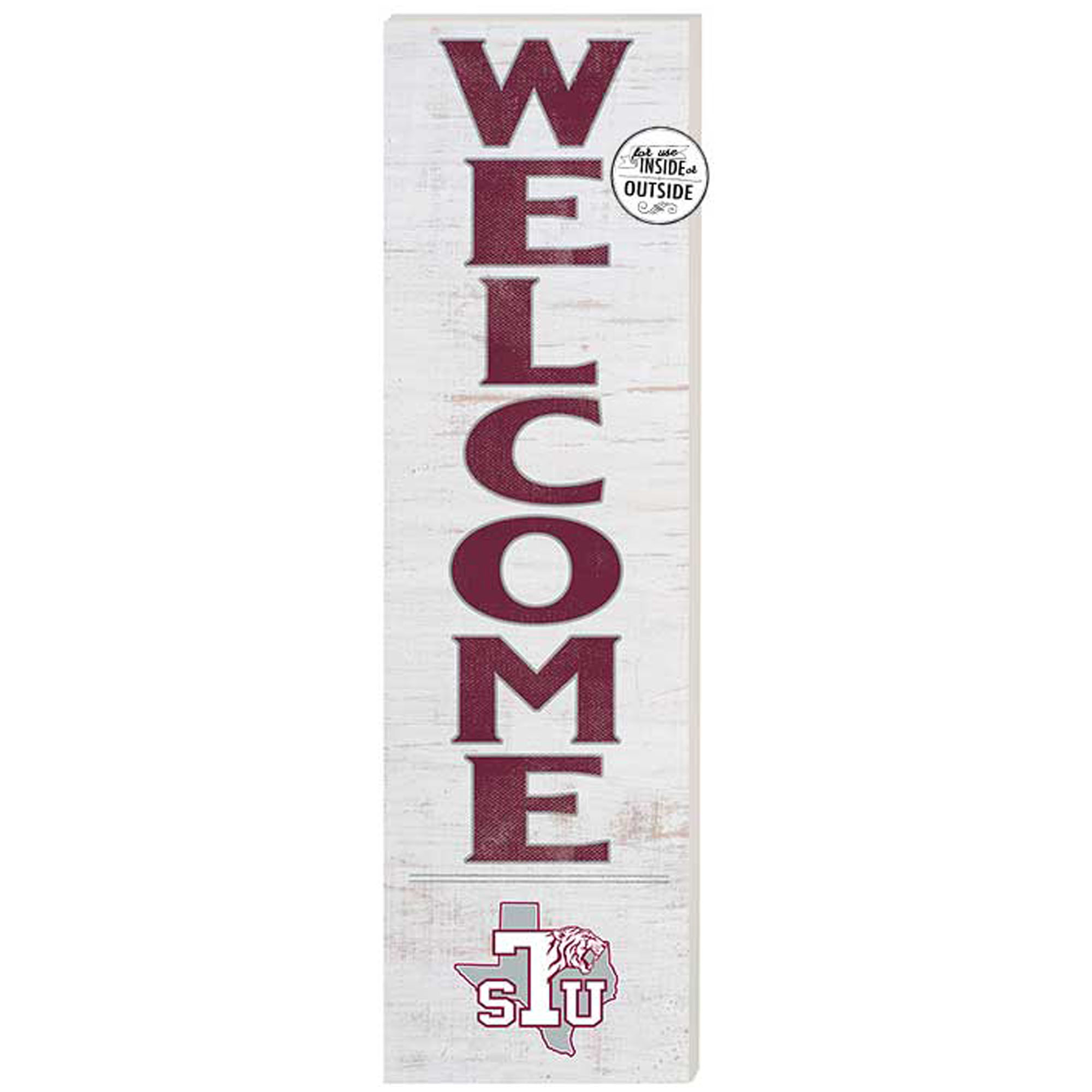Texas Southern Tigers 10'' x 35'' Indoor/Outdoor Welcome Sign