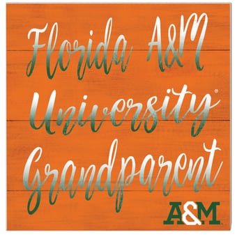 Florida A&M Rattlers 10'' x 10'' Grandparent Plaque