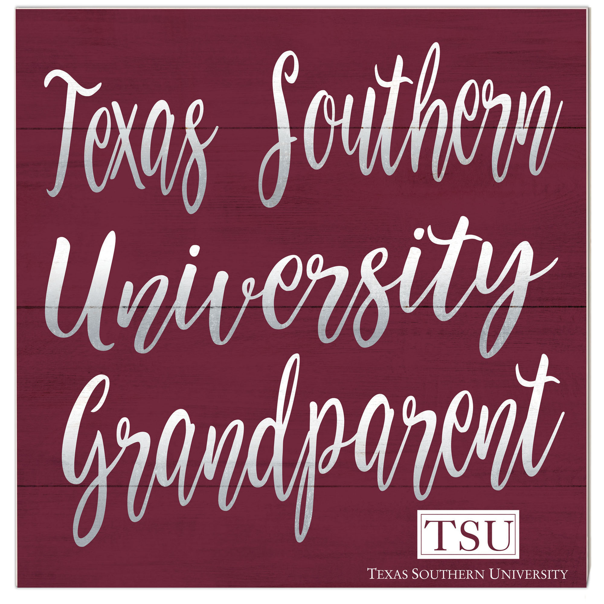 Texas Southern Tigers 10'' x 10'' Grandparent Plaque