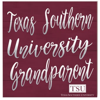 Texas Southern Tigers 10'' x 10'' Grandparent Plaque