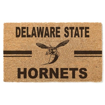 Delaware State Hornets 18" x 30" Team Logo Doormat