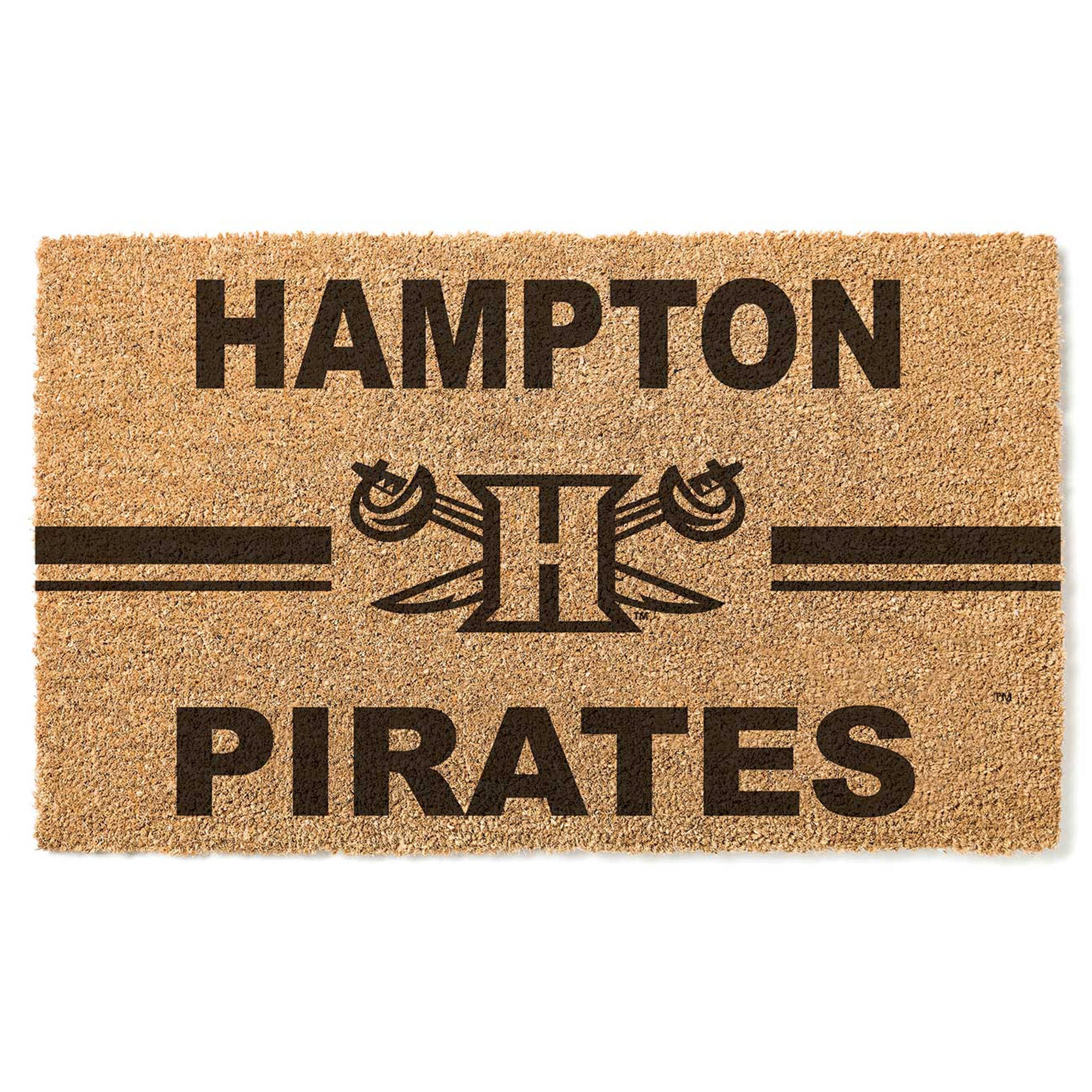 Hampton Pirates 18" x 30" Team Logo Doormat