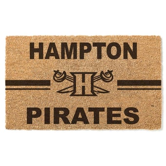 Hampton Pirates 18" x 30" Team Logo Doormat
