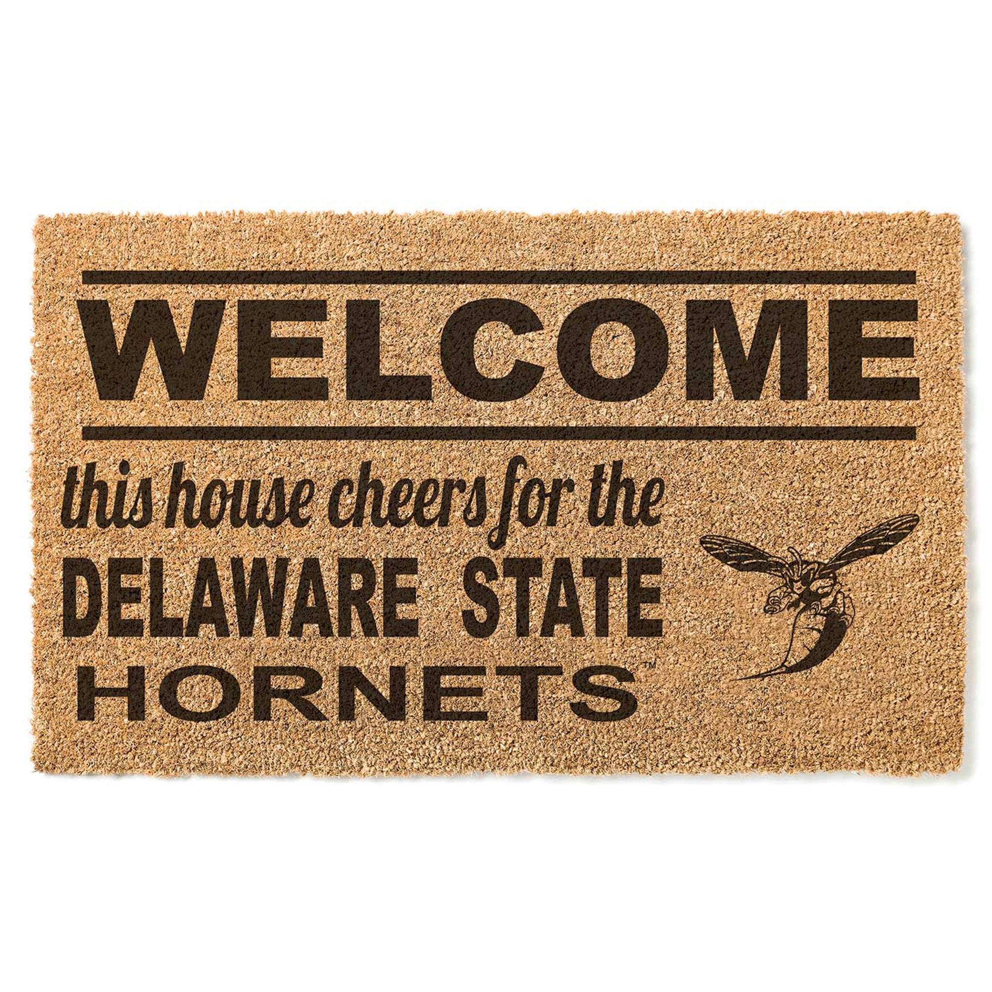 Delaware State Hornets 18" x 30" Welcome Doormat