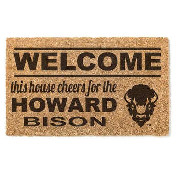 Howard Bison 18" x 30" Welcome Doormat