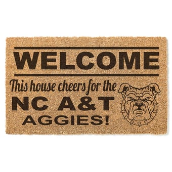 North Carolina A&T Aggies 18" x 30" Welcome Doormat