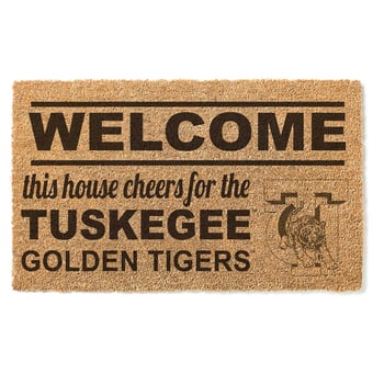 Tuskegee Golden Tigers 18" x 30" Welcome Doormat