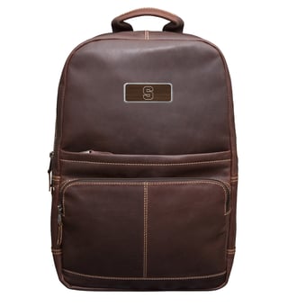 Brown Syracuse Orange Logo Plate Kannah Canyon Backpack