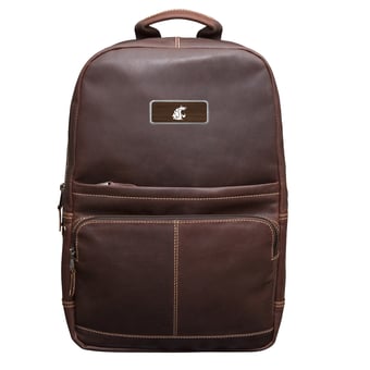 Brown Washington State Cougars Logo Plate Kannah Canyon Backpack