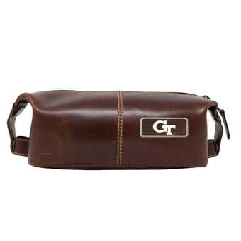 Brown Georgia Tech Yellow Jackets Logo Plate Wind River Canyon Travel Kit