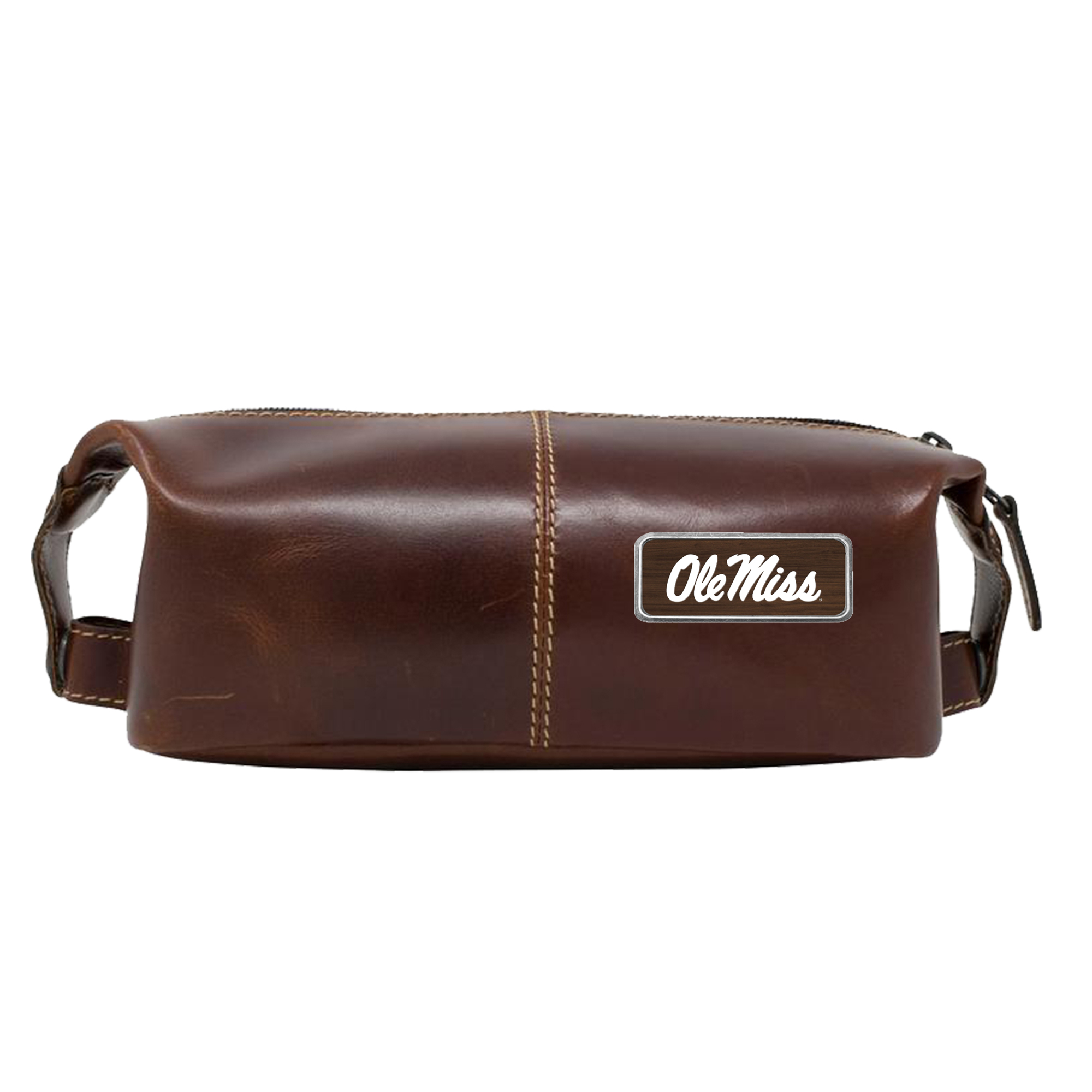 Brown Ole Miss Rebels Logo Plate Wind River Canyon Travel Kit
