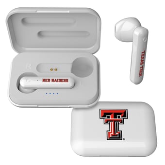 Keyscaper Texas Tech Red Raiders  Wireless TWS Insignia Design Earbuds