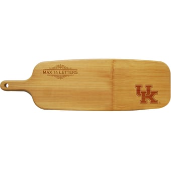 Kentucky Wildcats Personalized Bamboo Paddle Serving Board
