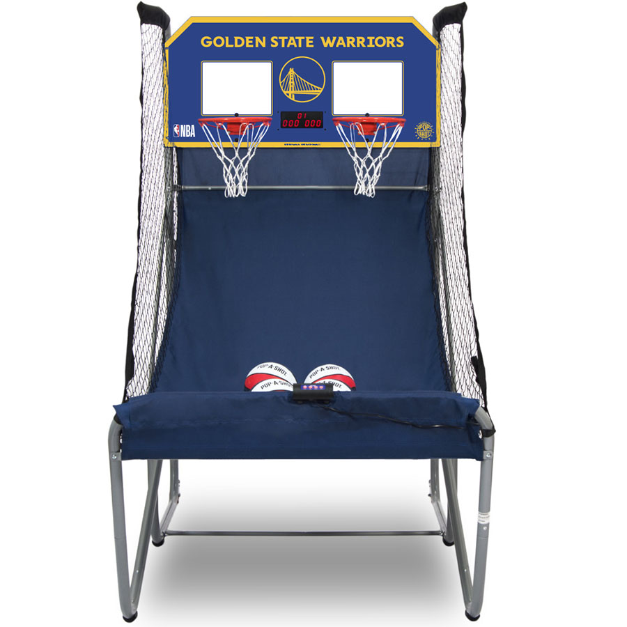 Pop-A-Shot Golden State Warriors Home Dual Shot Basketball Game Pop-A-Shot Golden State Warriors Home Dual Shot Basketball Game
