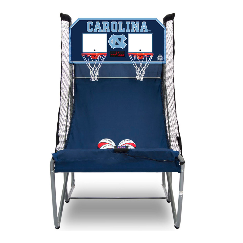 Pop-A-Shot North Carolina Tar Heels Home Dual Shot Basketball Game Pop-A-Shot North Carolina Tar Heels Home Dual Shot Basketball Game