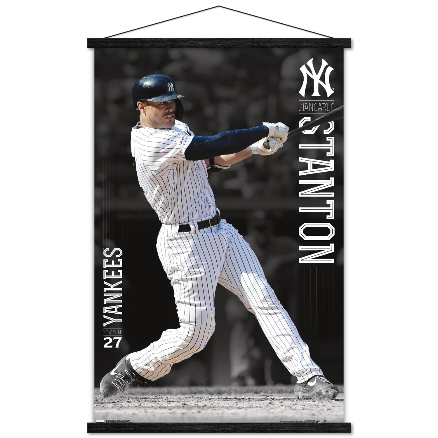 Giancarlo Stanton New York Yankees 24'' x 34.75'' Magnetic Framed Players Poster