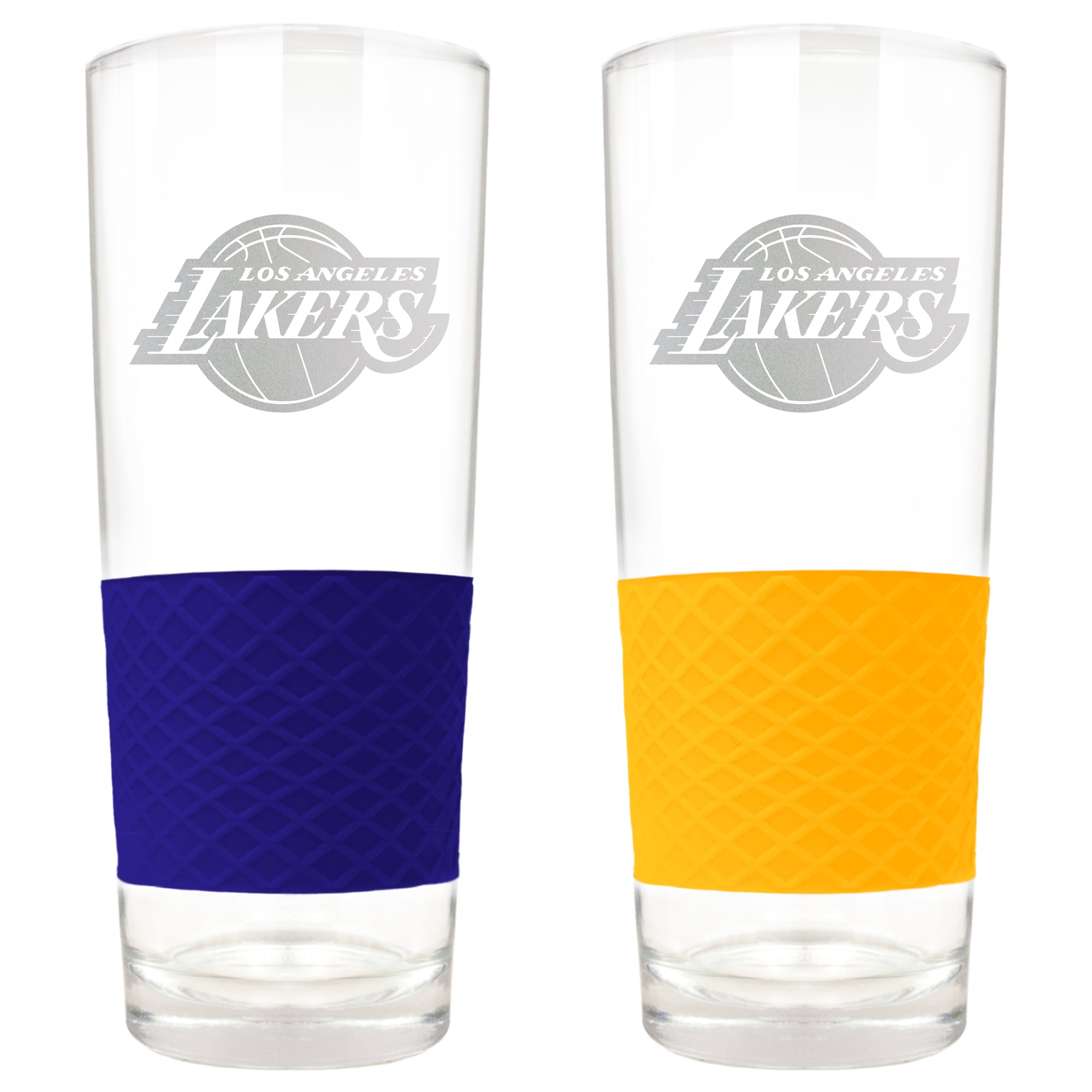 Los Angeles Lakers 22oz. Logo Score Pint Glass Two-Piece Set