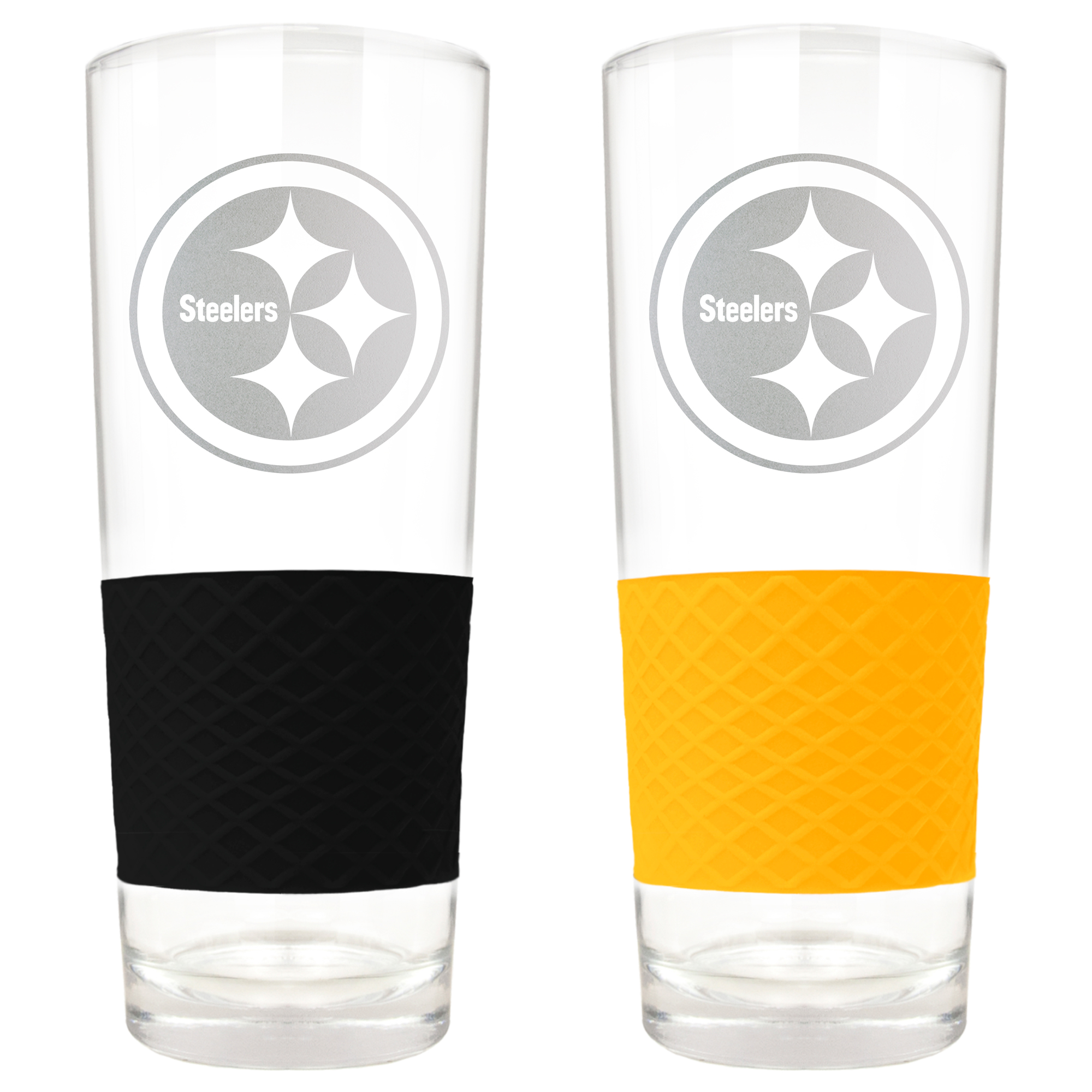Pittsburgh Steelers 22oz. Logo Score Pint Glass Two-Piece Set
