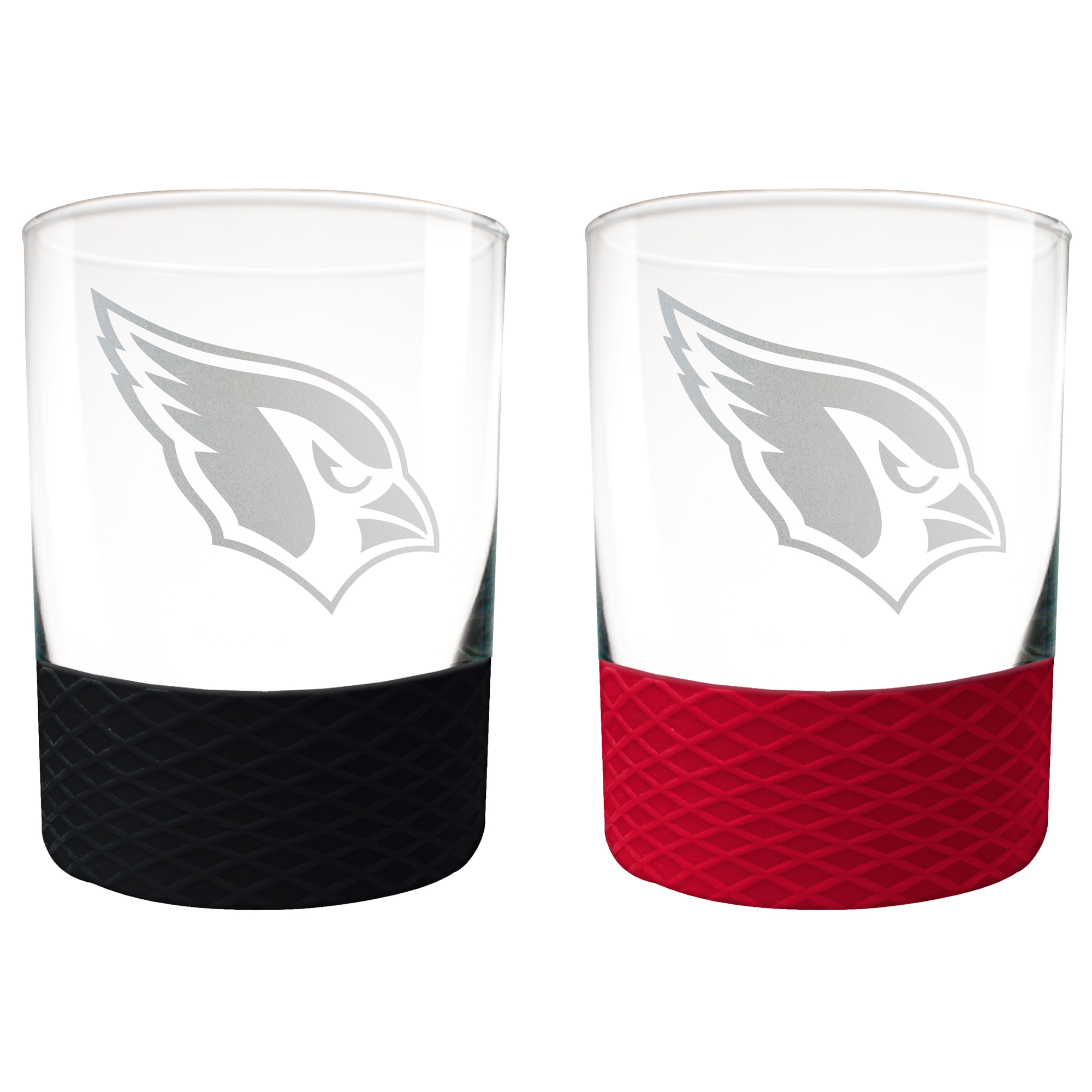 Arizona Cardinals 14oz. Commissioner Rocks Glass Two-Piece Set