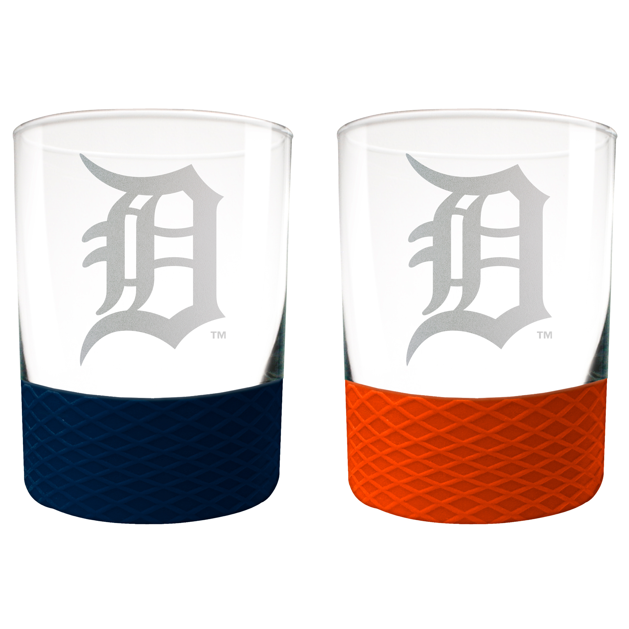 Detroit Tigers 14oz. Commissioner Rocks Glass Two-Piece Set Detroit Tigers 14oz. Commissioner Rocks Glass Two-Piece Set