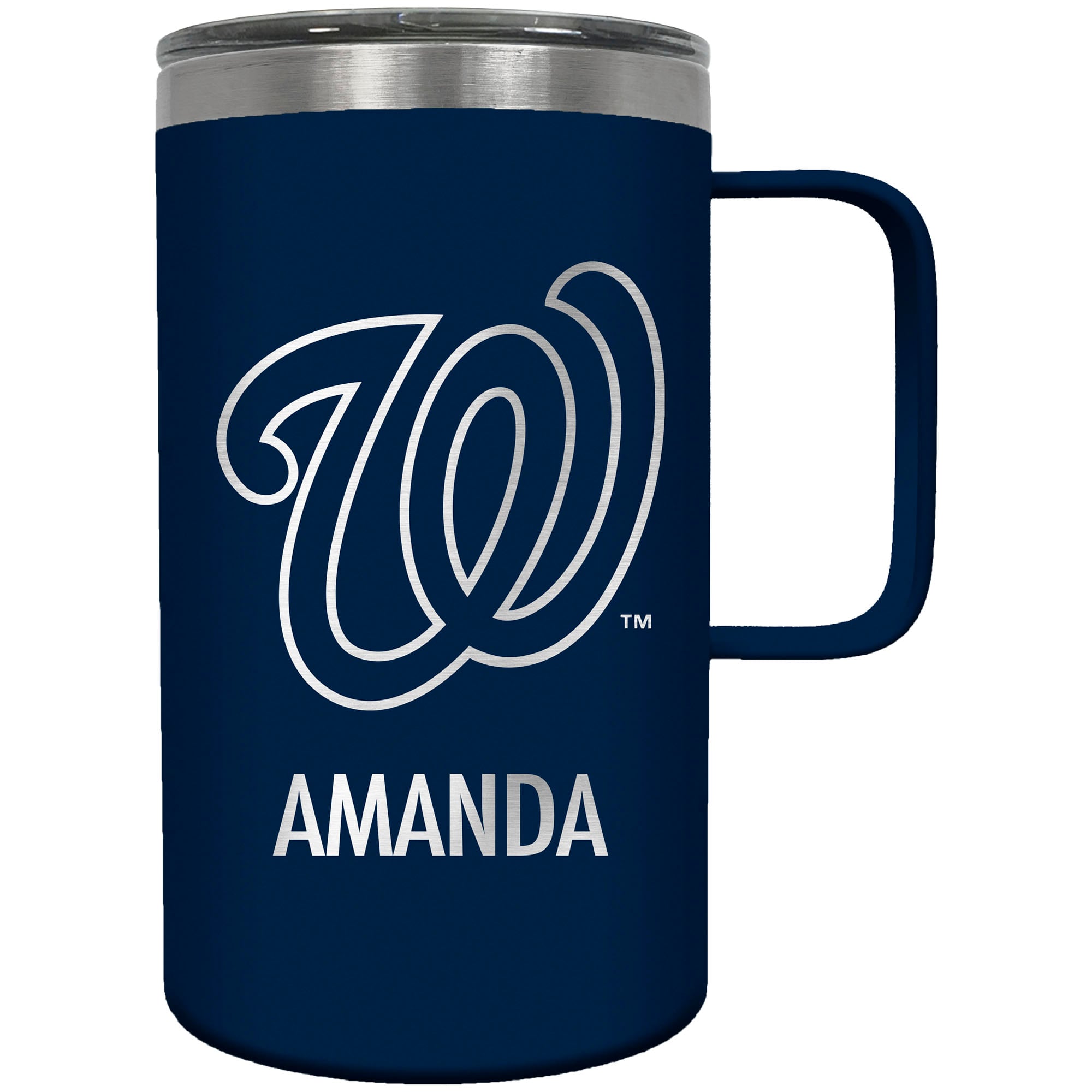 Washington Nationals 18oz. Personalized Hustle Mug