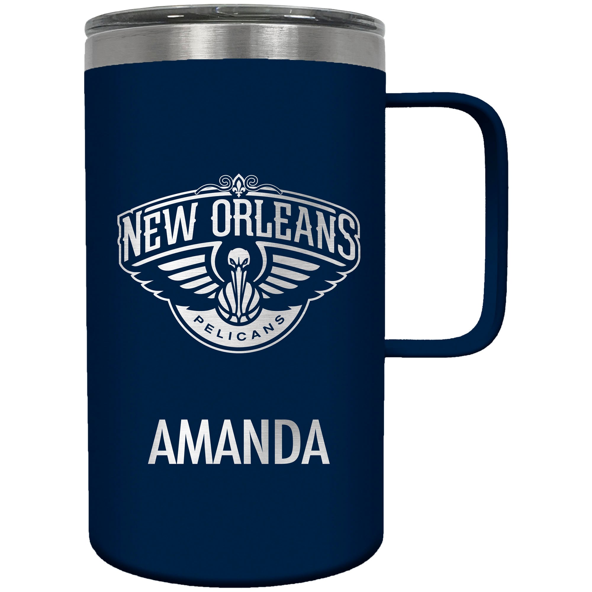 New Orleans Pelicans 18oz. Personalized Hustle Mug