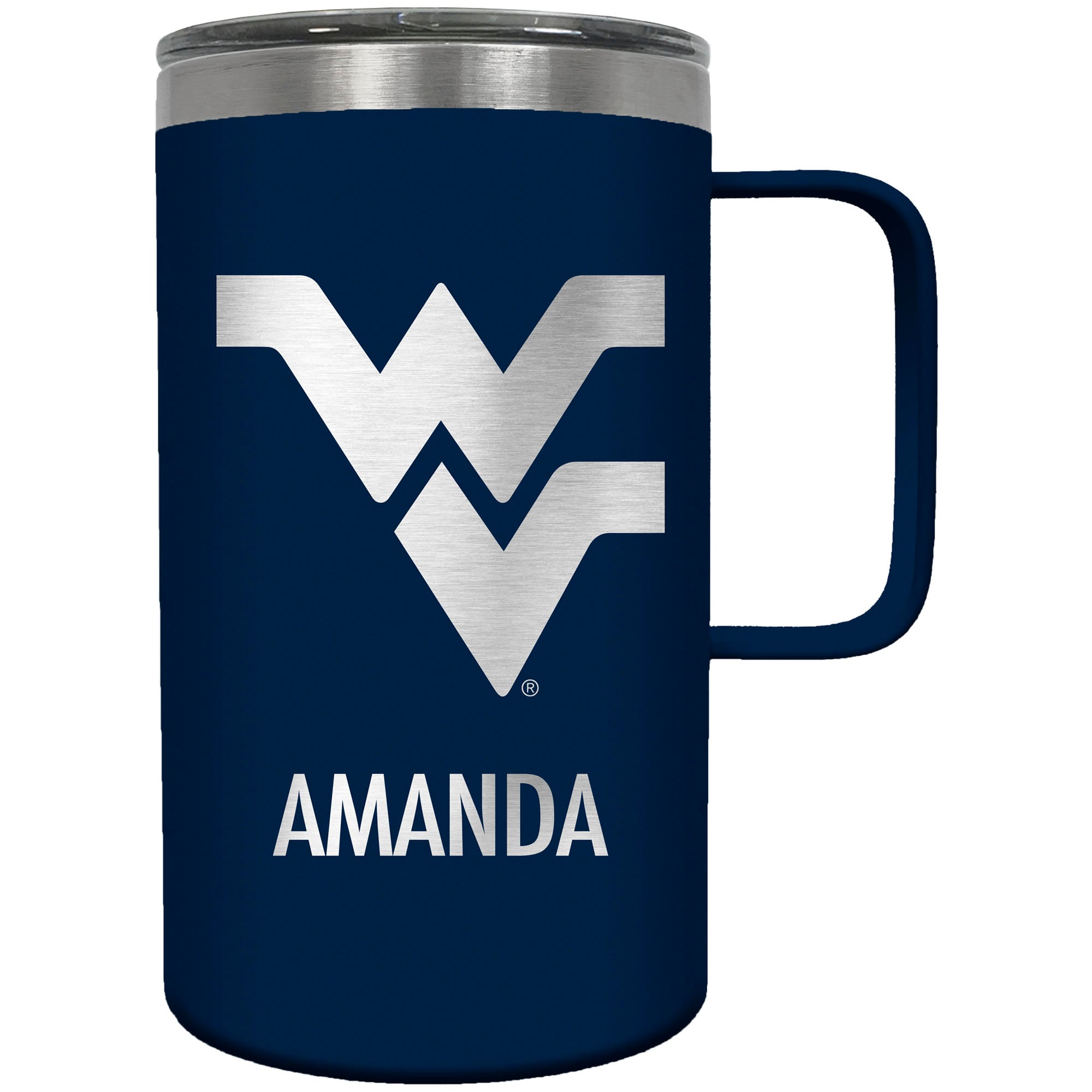 West Virginia Mountaineers 18oz. Personalized Hustle Mug