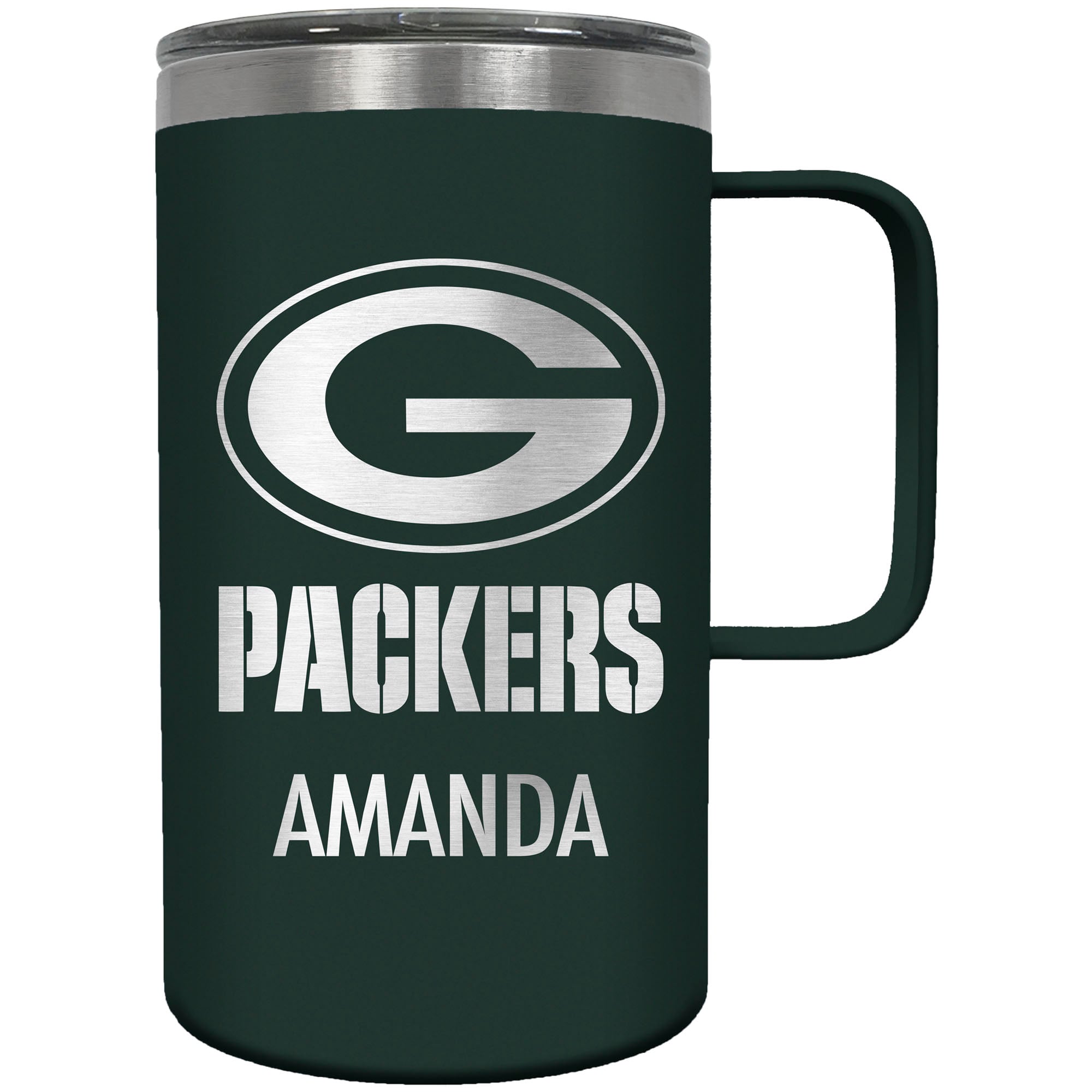 Green Bay Packers 18oz. Personalized Hustle Mug