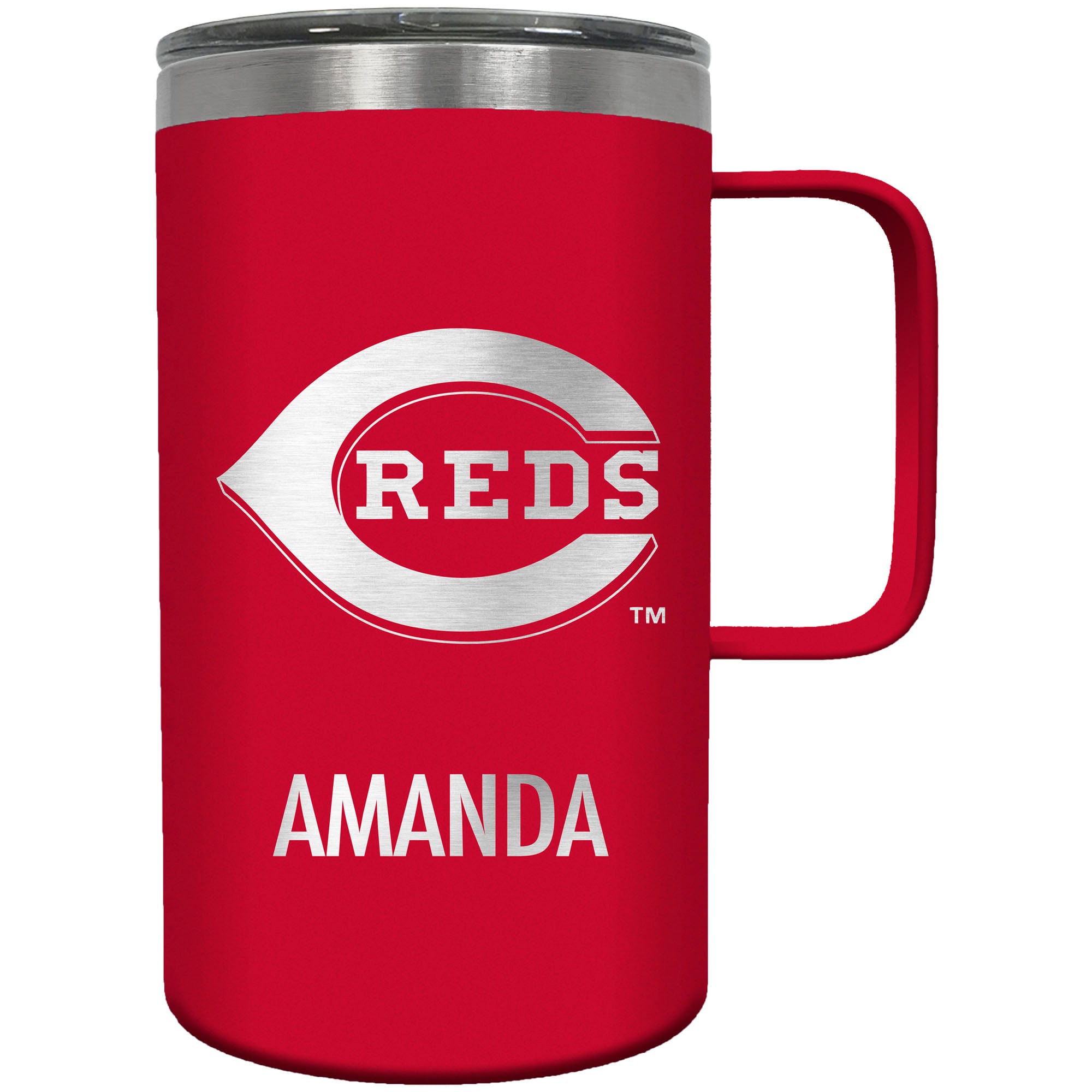Cincinnati Reds 18oz. Personalized Hustle Mug